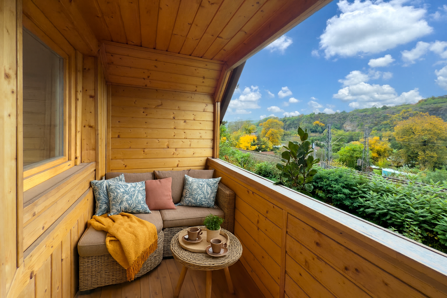 Rodinný dům 3+kk u lesa s velkou pergolou a výhledem do údolí Vltavy v Roztokách u Prahy