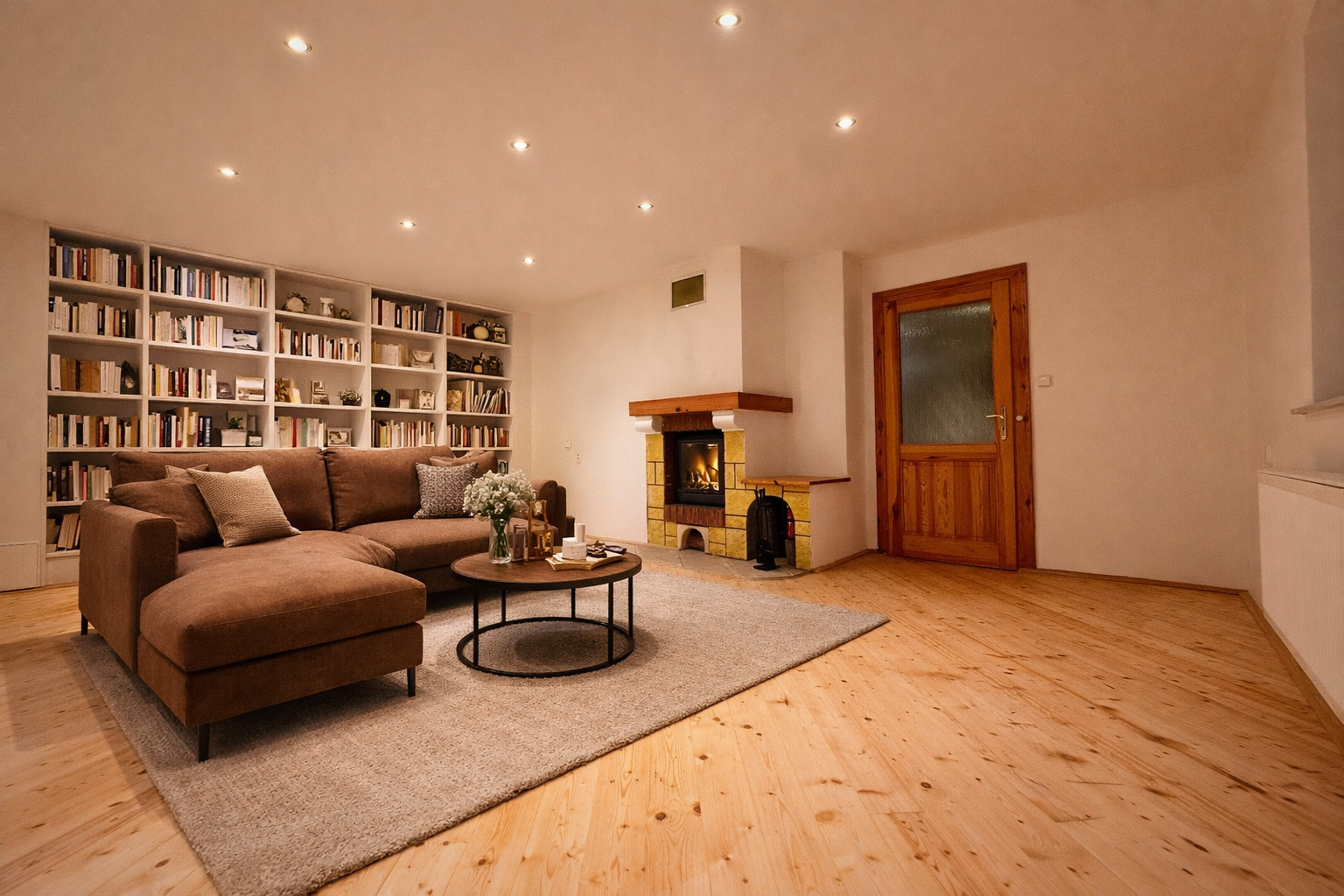 Pronájem nadstandardního bytu 3+1 s balkónem, zahradou a bazénem 